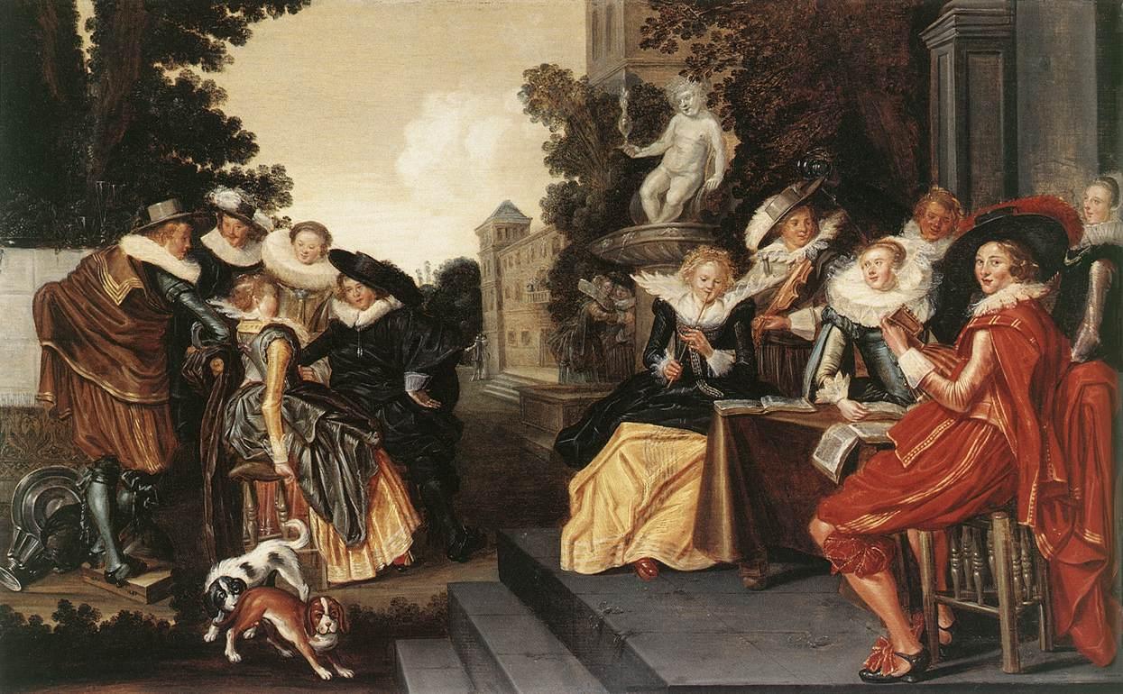Dirck Hals, Musical Company on a Terrace