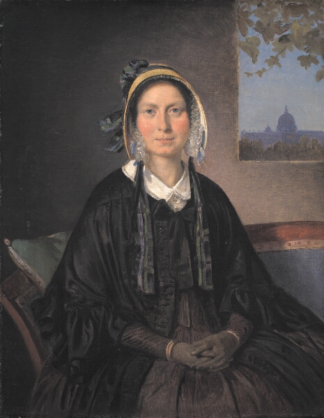 Wilhelm Marstrand, Frederikke Raffenberg, f. Hagerup