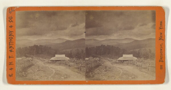 Edward and Henry T. Anthony & Co., Scenery of North Carolina. View from the top of Hickory Nut Mountain, the Swananoah Valley in the distance.