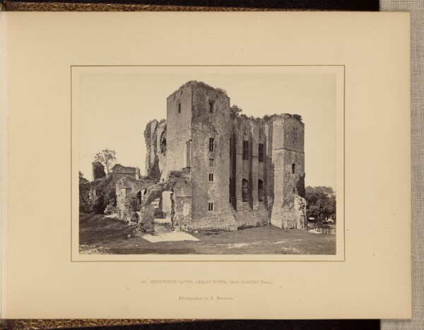 Francis Bedford, Kenilworth Castle, Caesar's Tower from the Banquet Hall