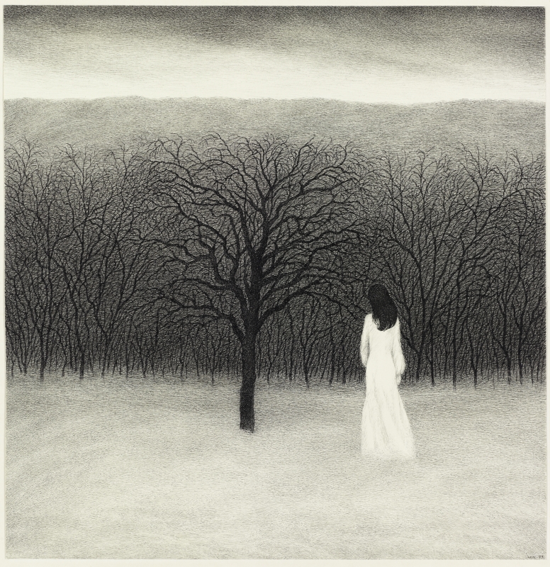Mare (autor) Vint, Woman and Tree