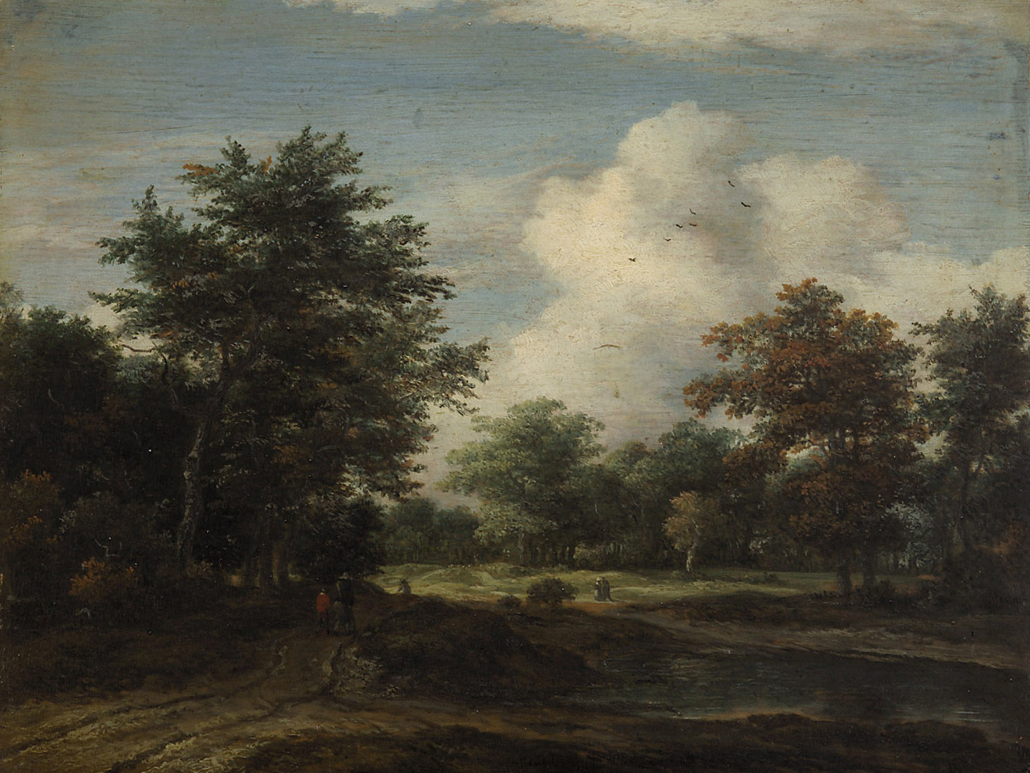 Jacob van Ruisdael, Small Woodland Landscape