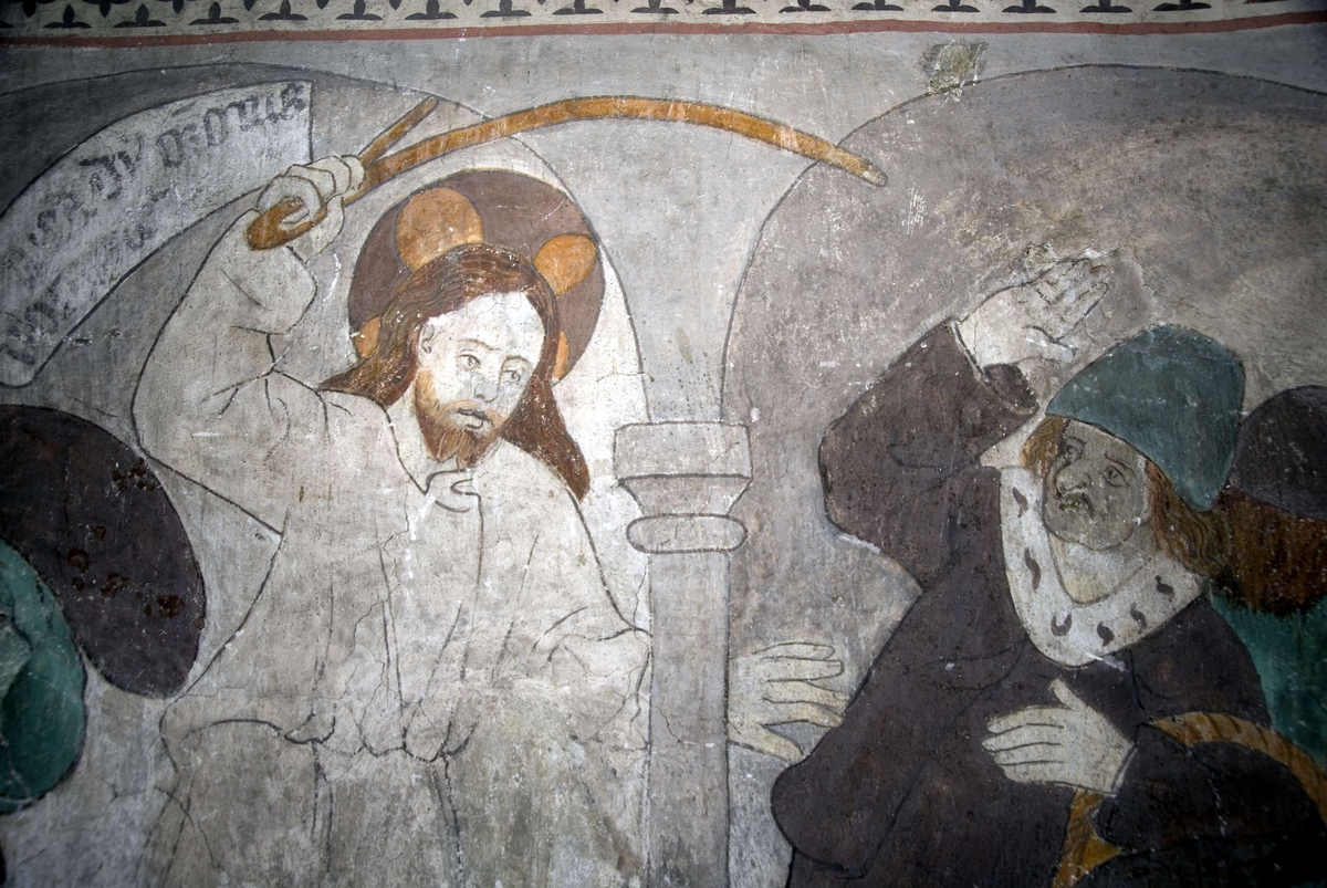 Bengt Backlund, Kalkmålning i Husby-Sjutolfts kyrka, Uppland 2009
