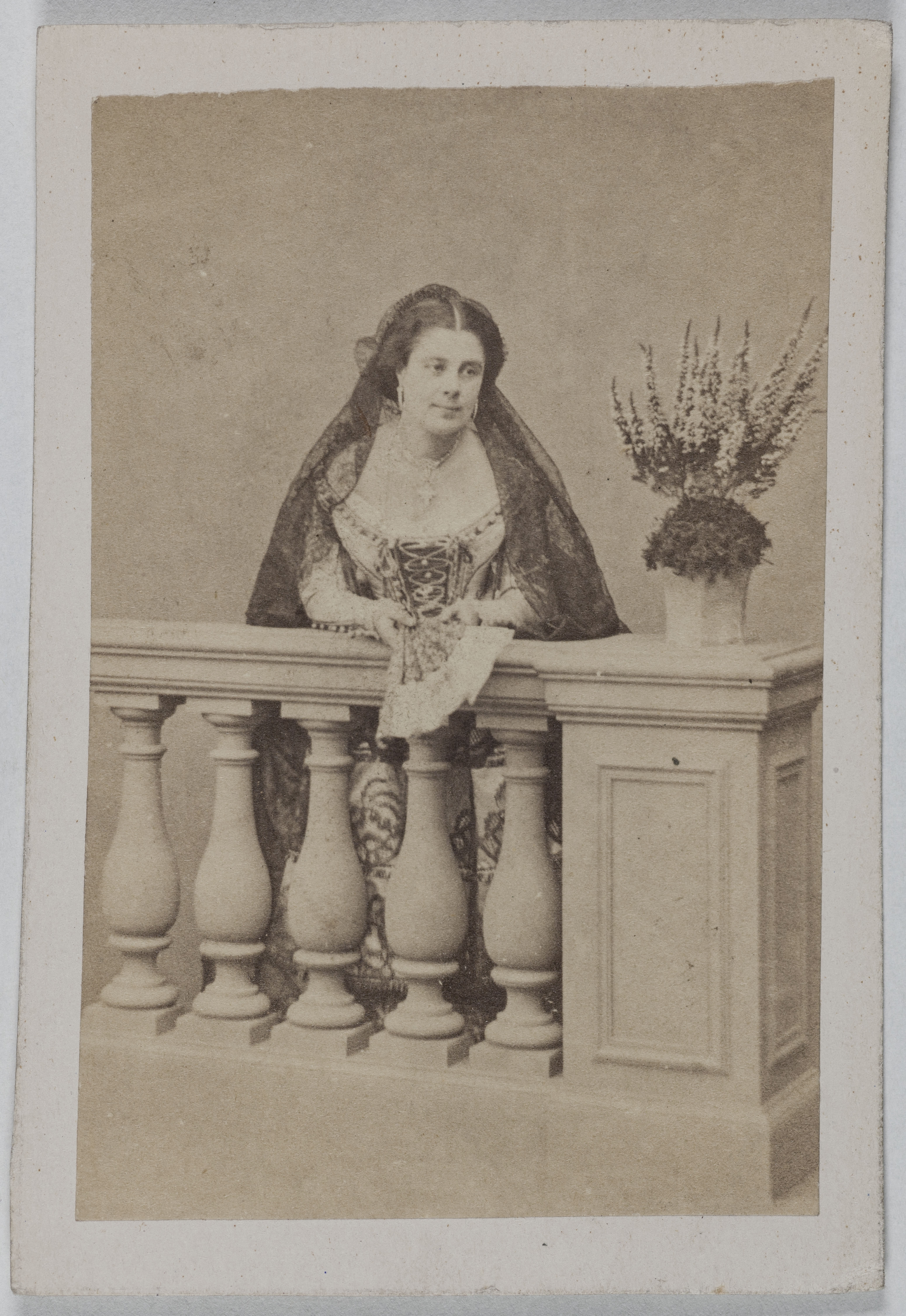 Anonyme, Portrait de Faure-Lefebvre Constance Caroline, (ép. Faure Jean-Baptiste), (1828-1905), (chanteuse)