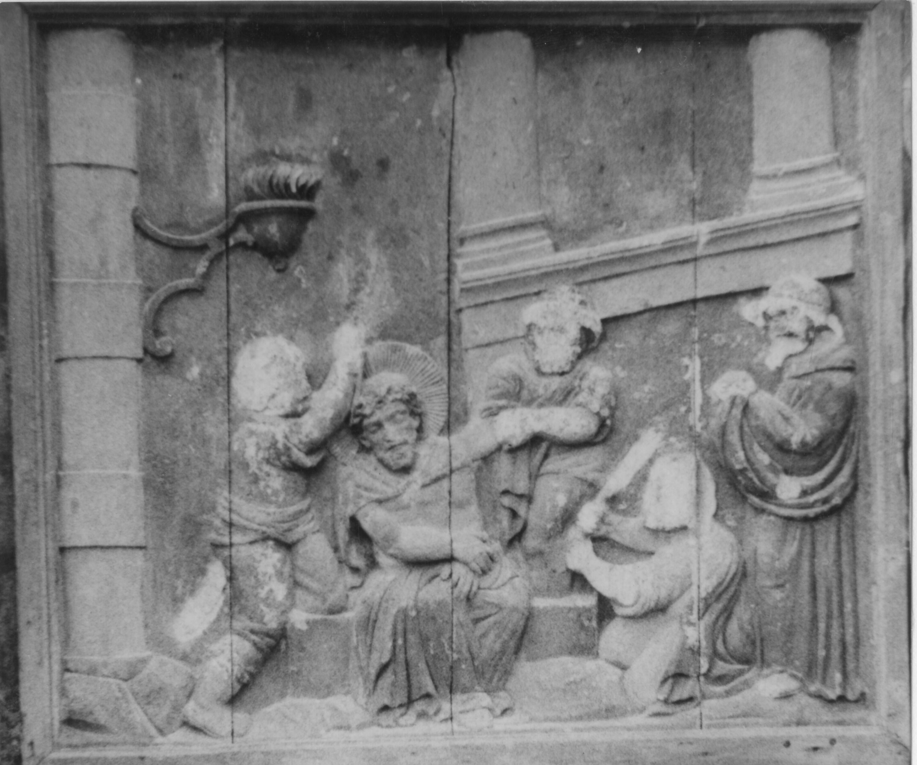 Branko Fučić, Cres, reljef Križnog puta: Bičevanje; pučki rad iz oko 1800. godine