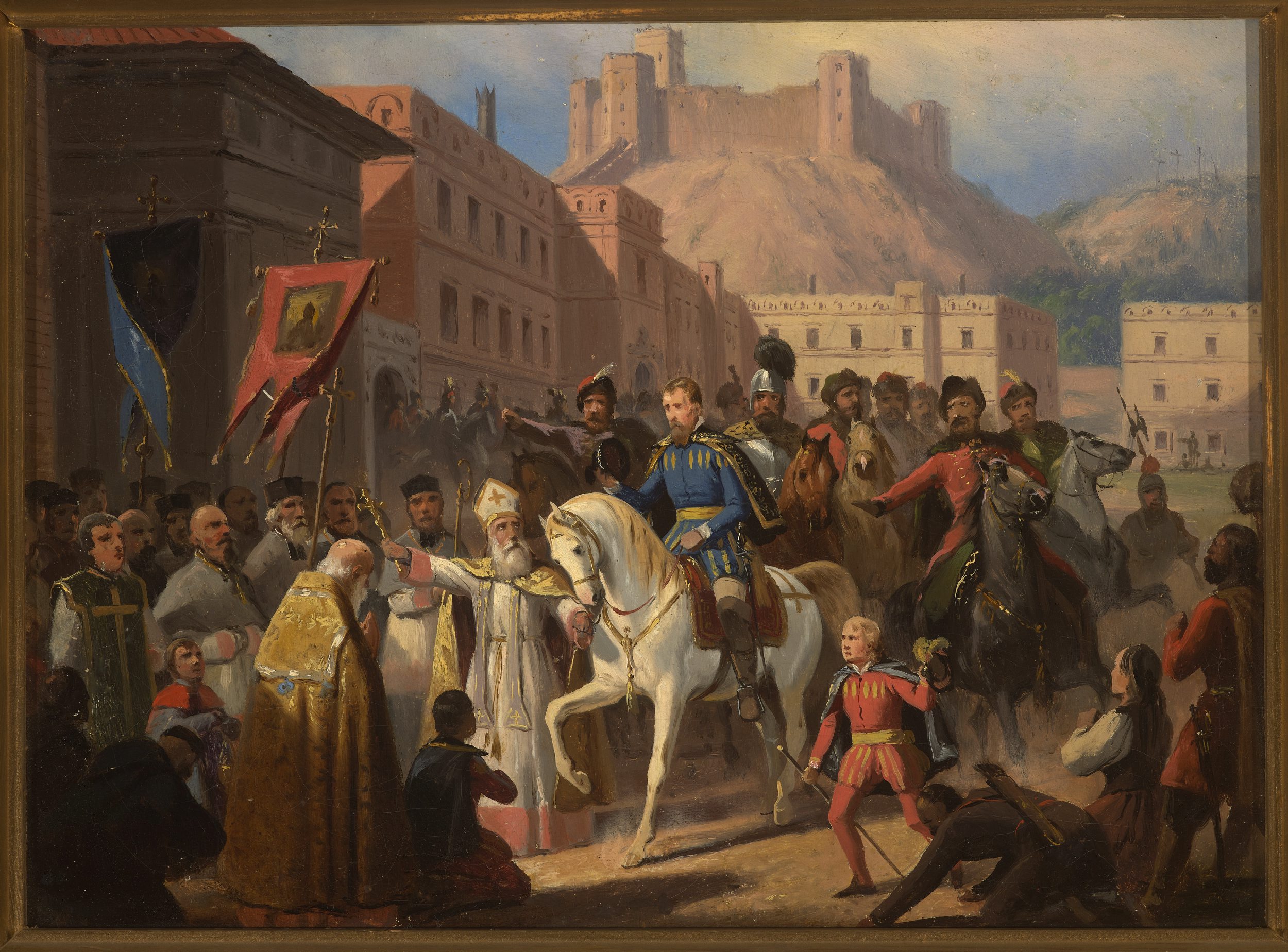 January Suchodolski, Hosius, bishop of Vilnius, and Sigismund Augustus