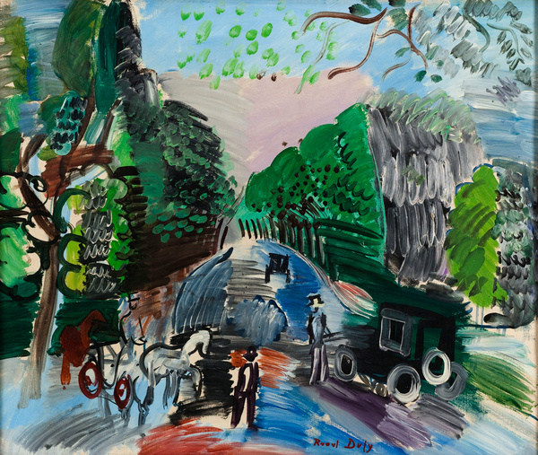 Raoul Dufy, Au bois de Boulogne