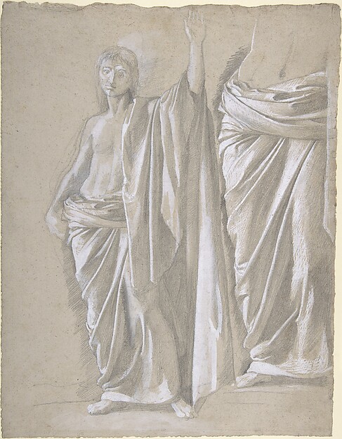 Edgar Degas, Study of a Draped Figure