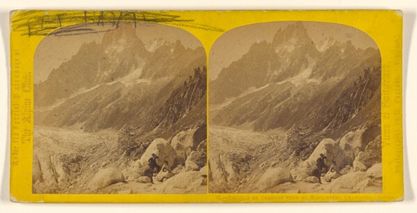 William England, Aiguille de Charmox prise du Montanvert, Chamounix. Savoie.
