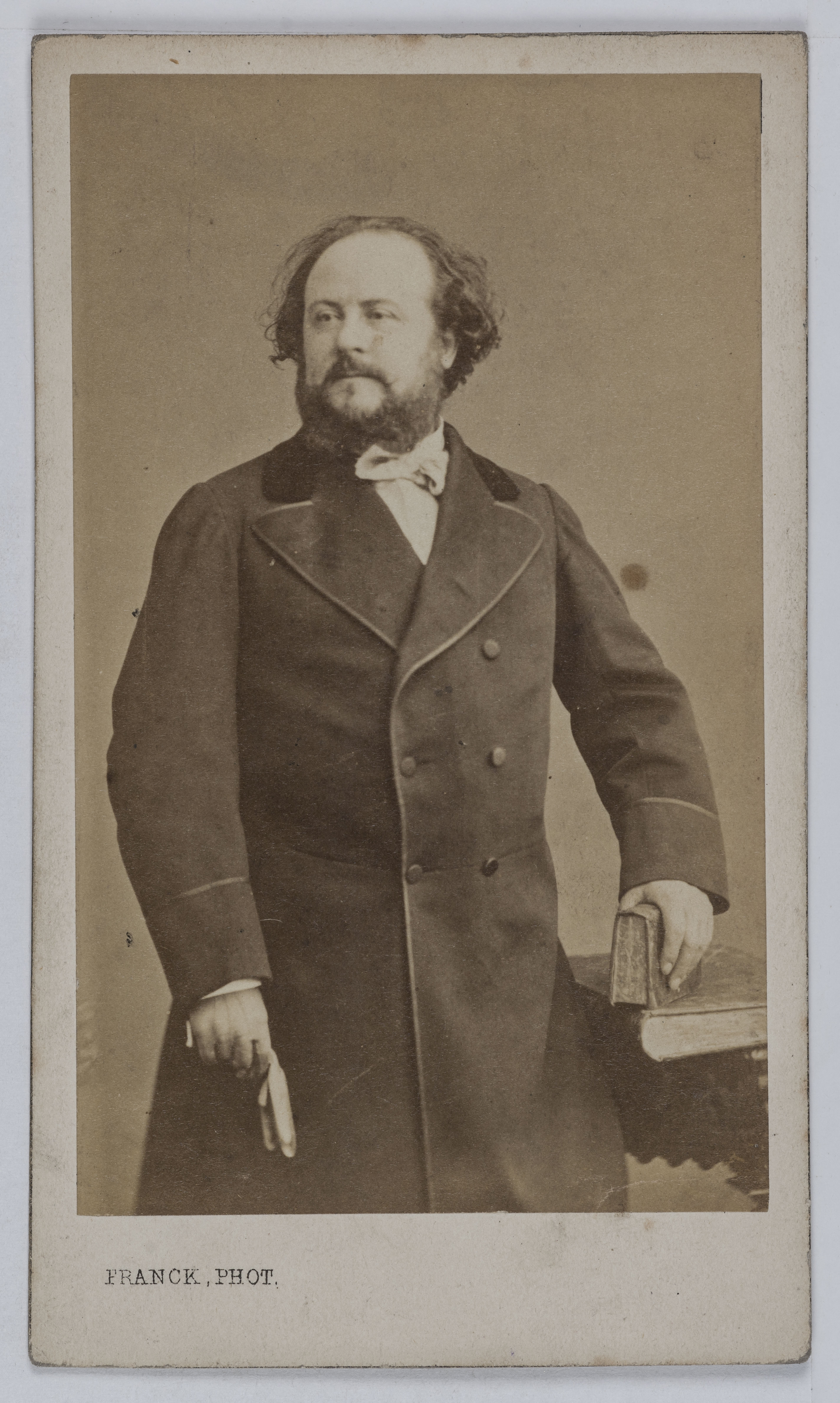 Franck, Portrait d'Hippolyte Gustave Roger (1815-1879), ténor et professeur au Conservatoire.