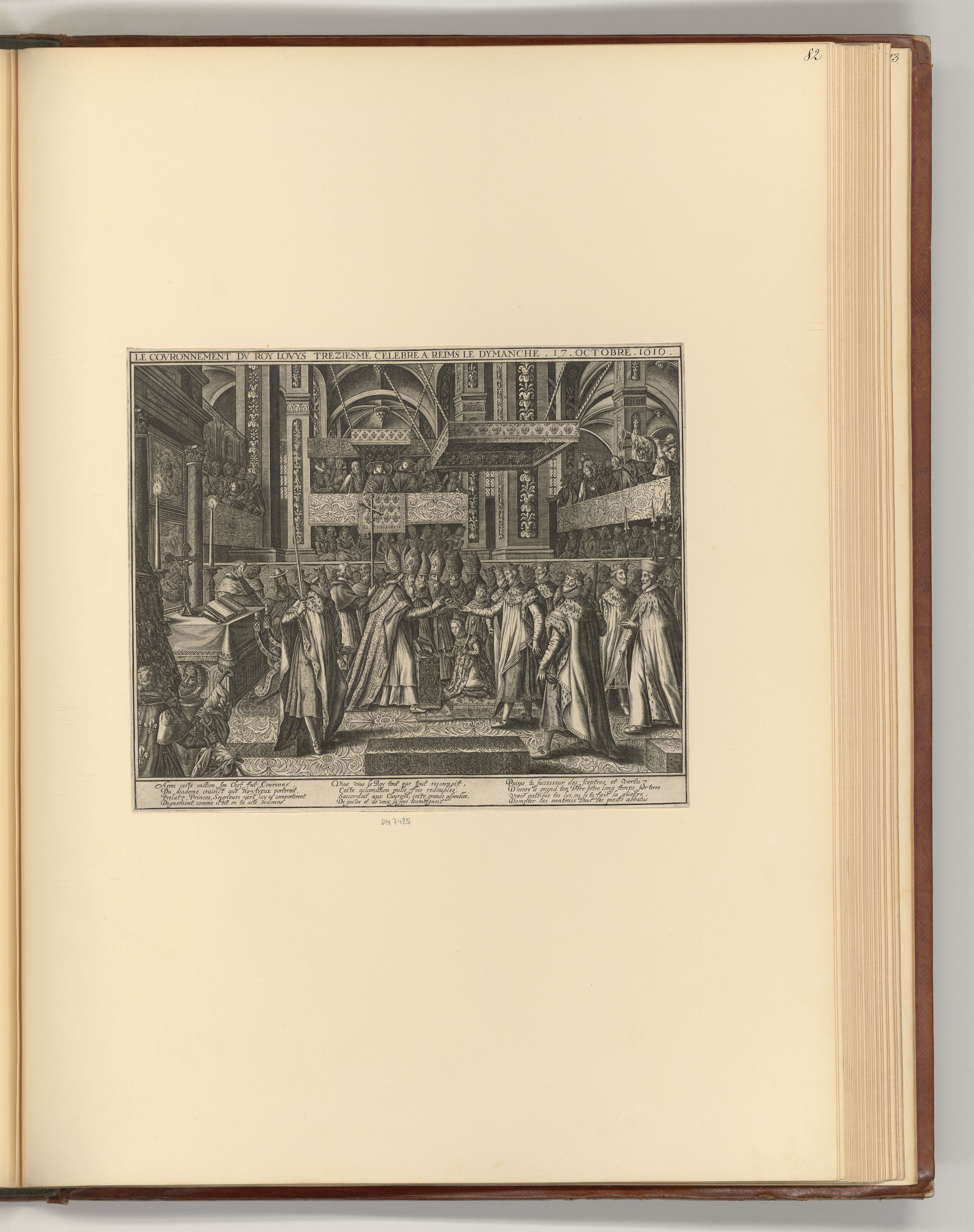 unbestimmt, Die Krönung von Louis XIII.