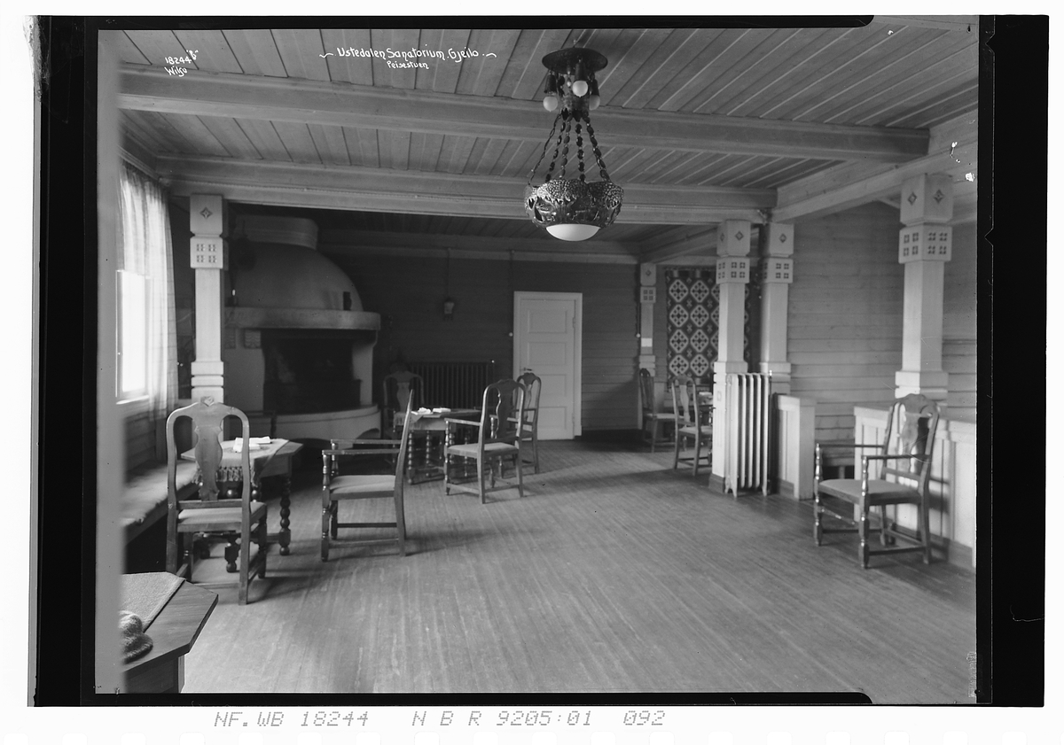 Anders Beer Wilse, Konv: Ustedalen sanatorium peisestuen