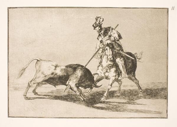 Francisco de Goya, El Cid Campeador spidder en anden tyr