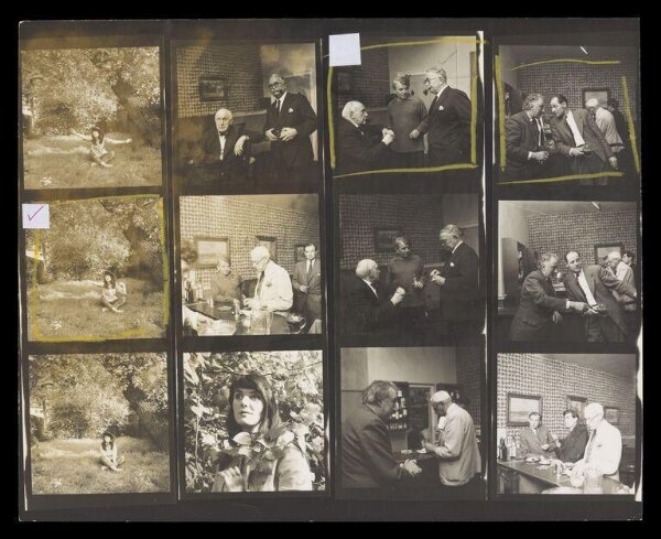 Hardy, Bert, Contact sheet - Chelsea