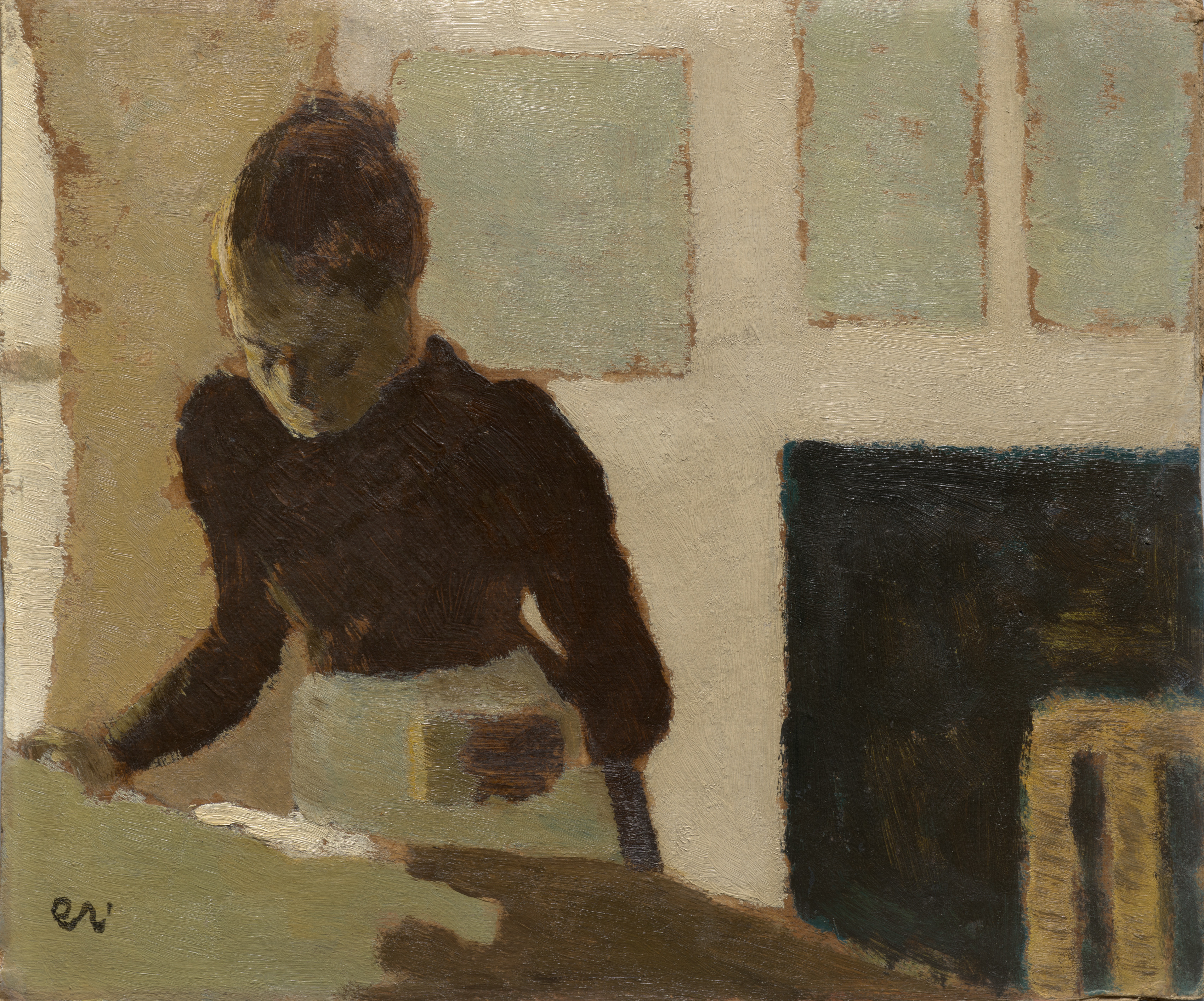 Édouard Vuillard, Woman Ironing