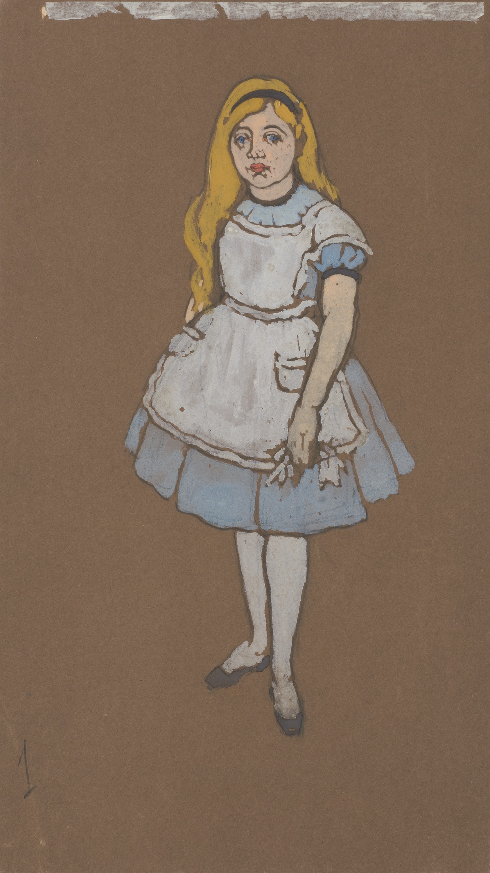 William Penhallow Henderson, Alice (costume design for Alice-in-Wonderland, 1915)