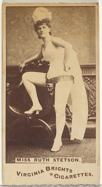 Allen & Ginter, Miss Ruth Stetson, from the Actors and Actresses series (N45, Type 1) for Virginia Brights Cigarettes