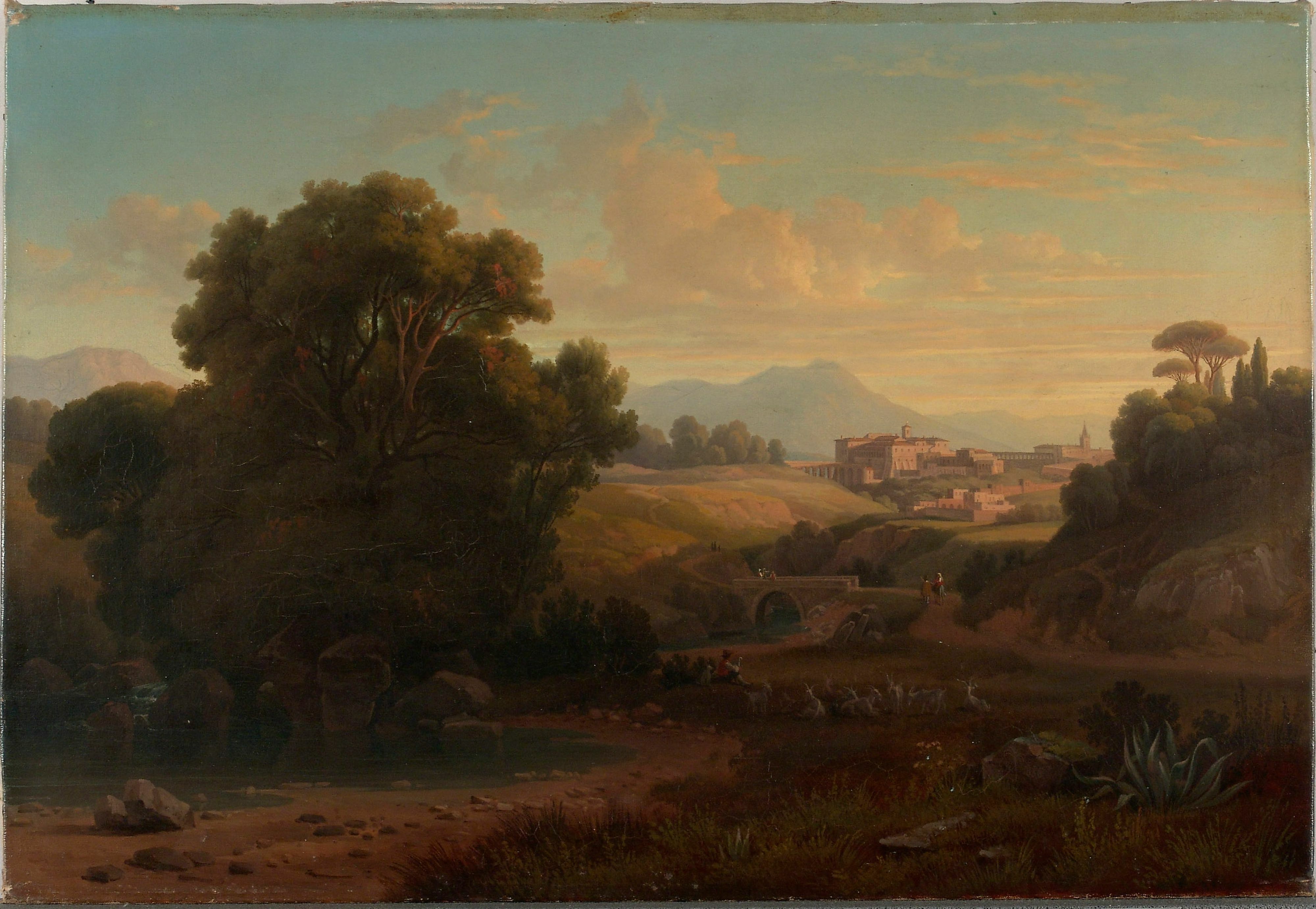 Gustaf Wilhelm Palm, Landscape in Italy