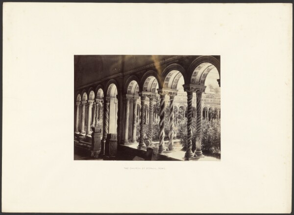 Giorgio Sommer, The church of St. Paul, Rome