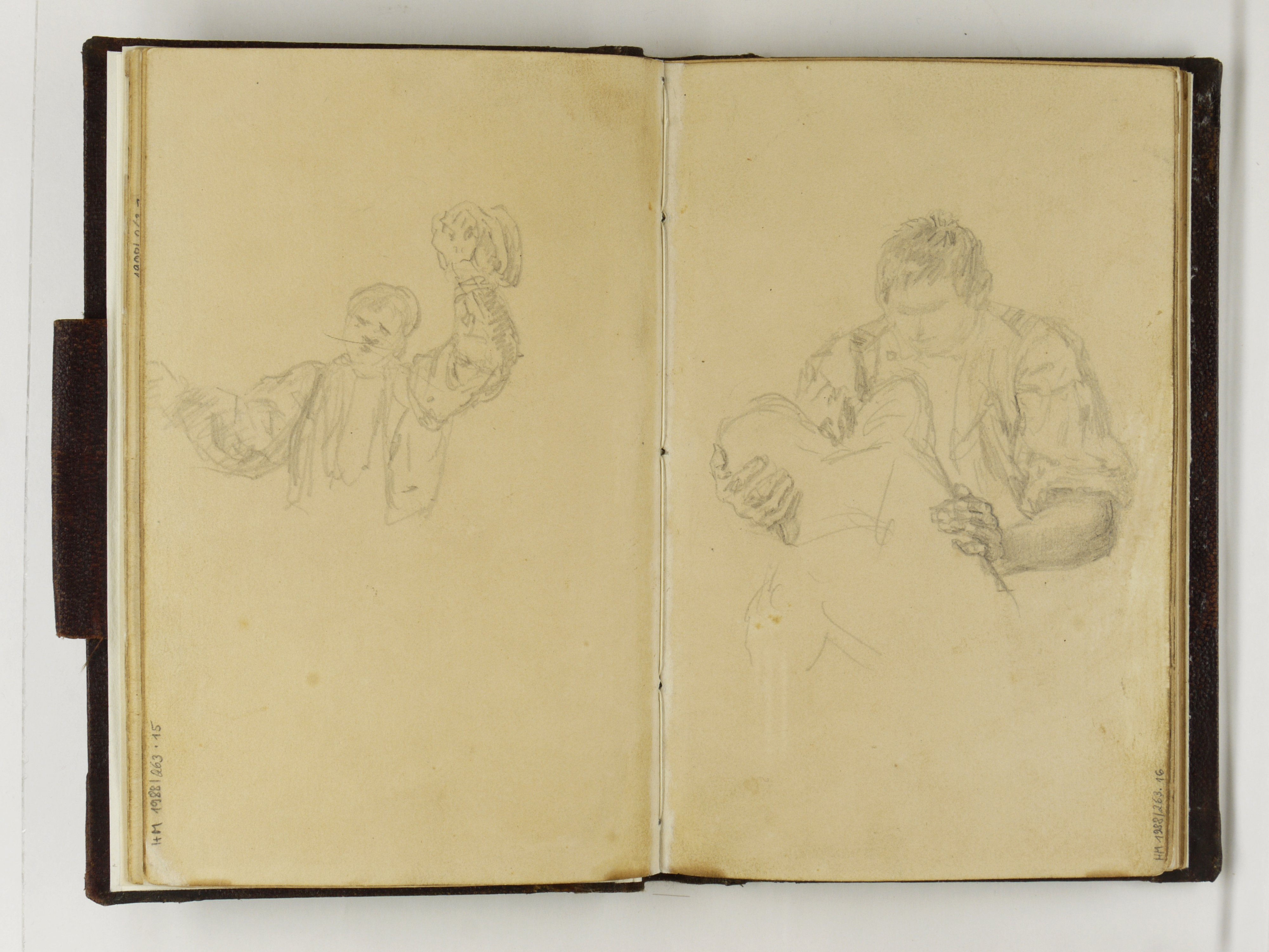 Johann Jakob Serr, Studienzeichnungen zum Herbstfest bei Rhodt (HMP_1988_0183)