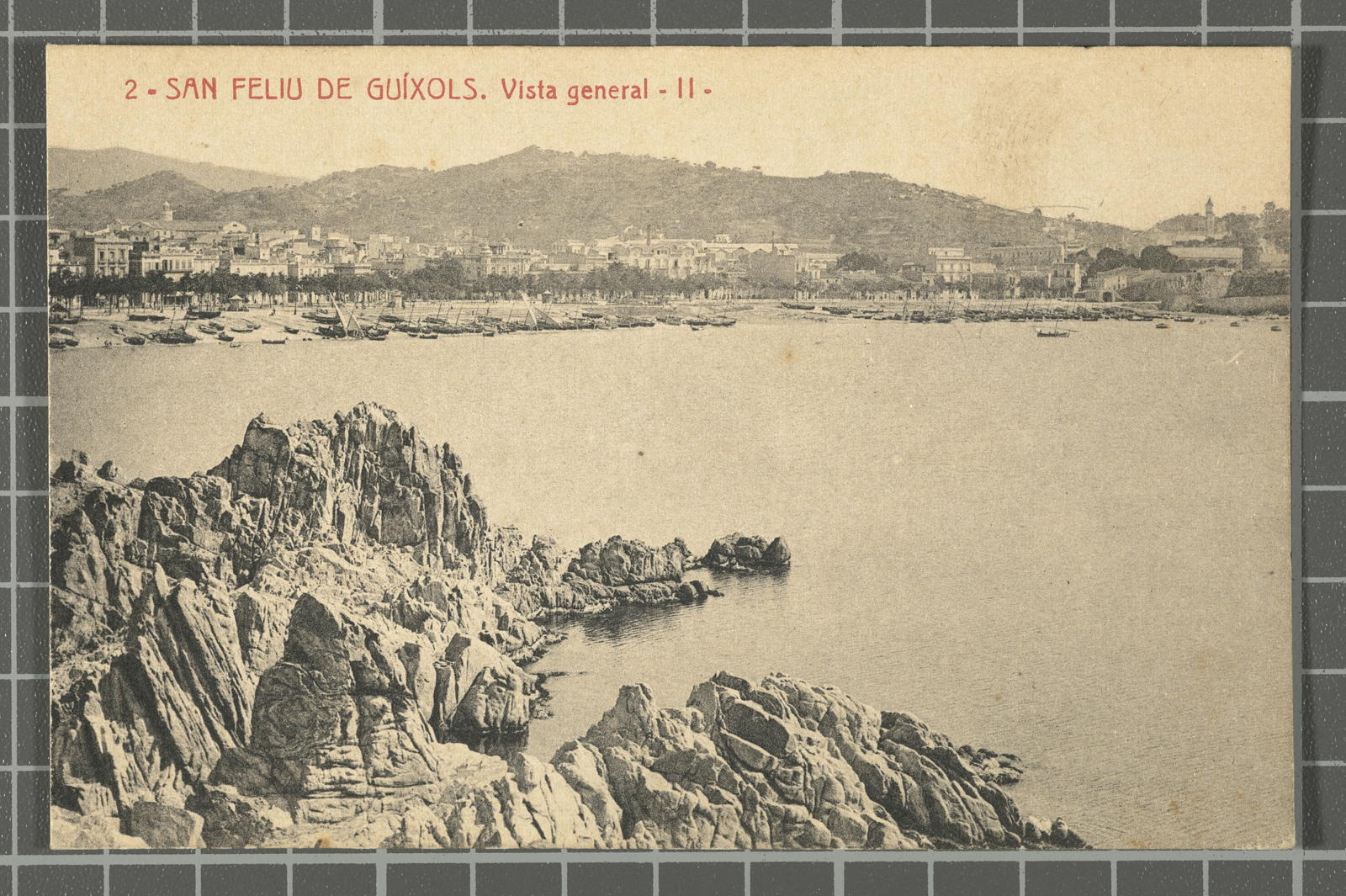 Desconegut, 2 - San Feliu de Guíxols. Vista general II