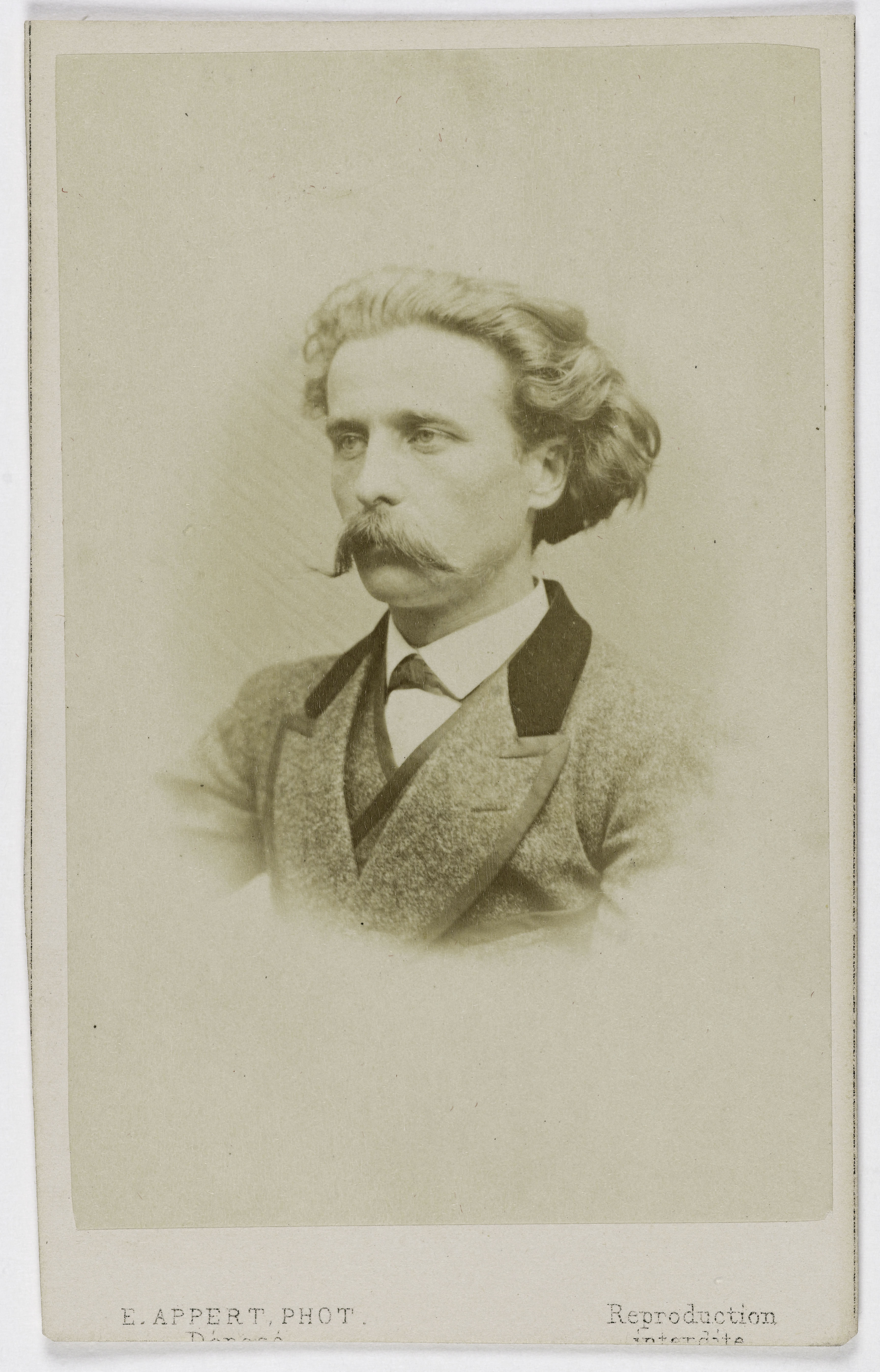Ernest Charles Appert, Portrait d'Aminthe Dupont (employé au Crédit Foncier, membre de la Commune)