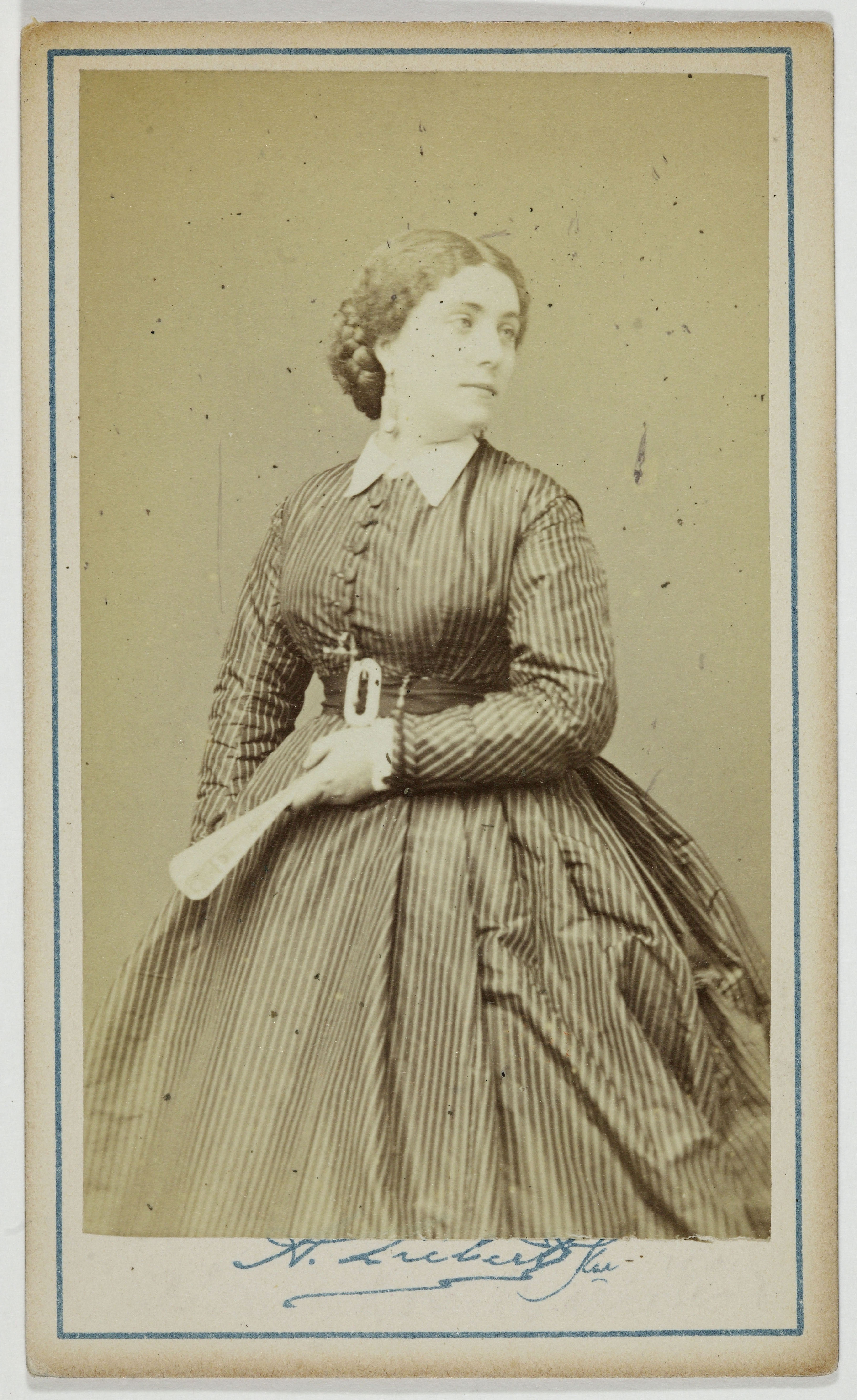 Alphonse Liébert, Portrait d’Abingdon, Louise, Charlotte, (Abingdon – Legaigneur), (actrice)