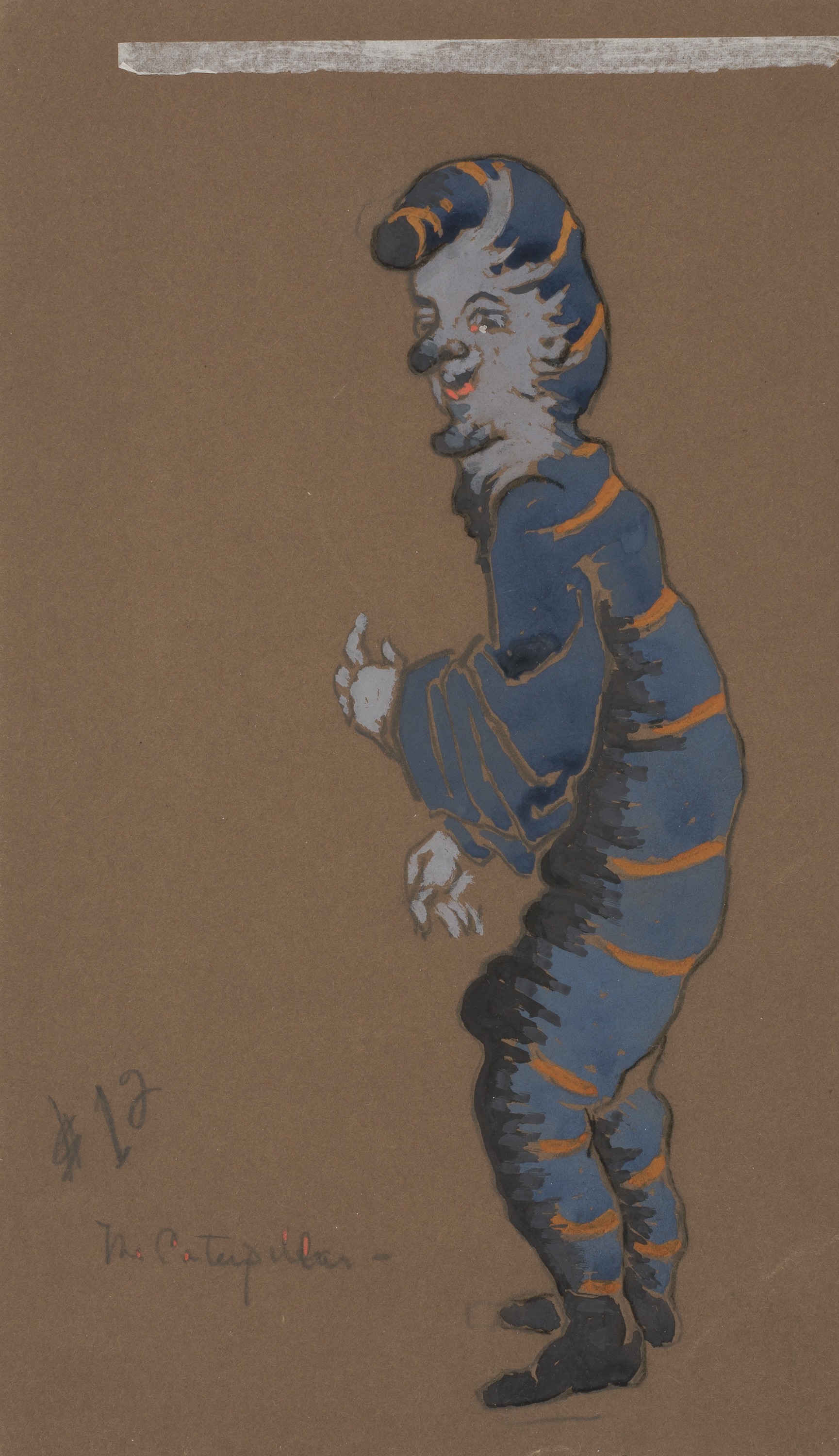 William Penhallow Henderson, Caterpillar (costume design for Alice-in-Wonderland, 1915)