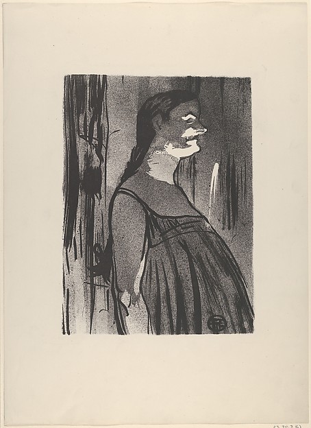 Henri de Toulouse-Lautrec, Madame Abdala, from "Le Café Concert"