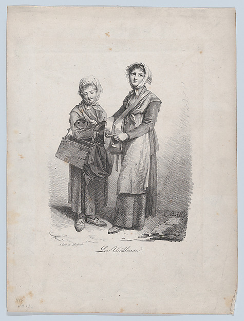 Louis Léopold Boilly, The Hurdy-Gurdy Player