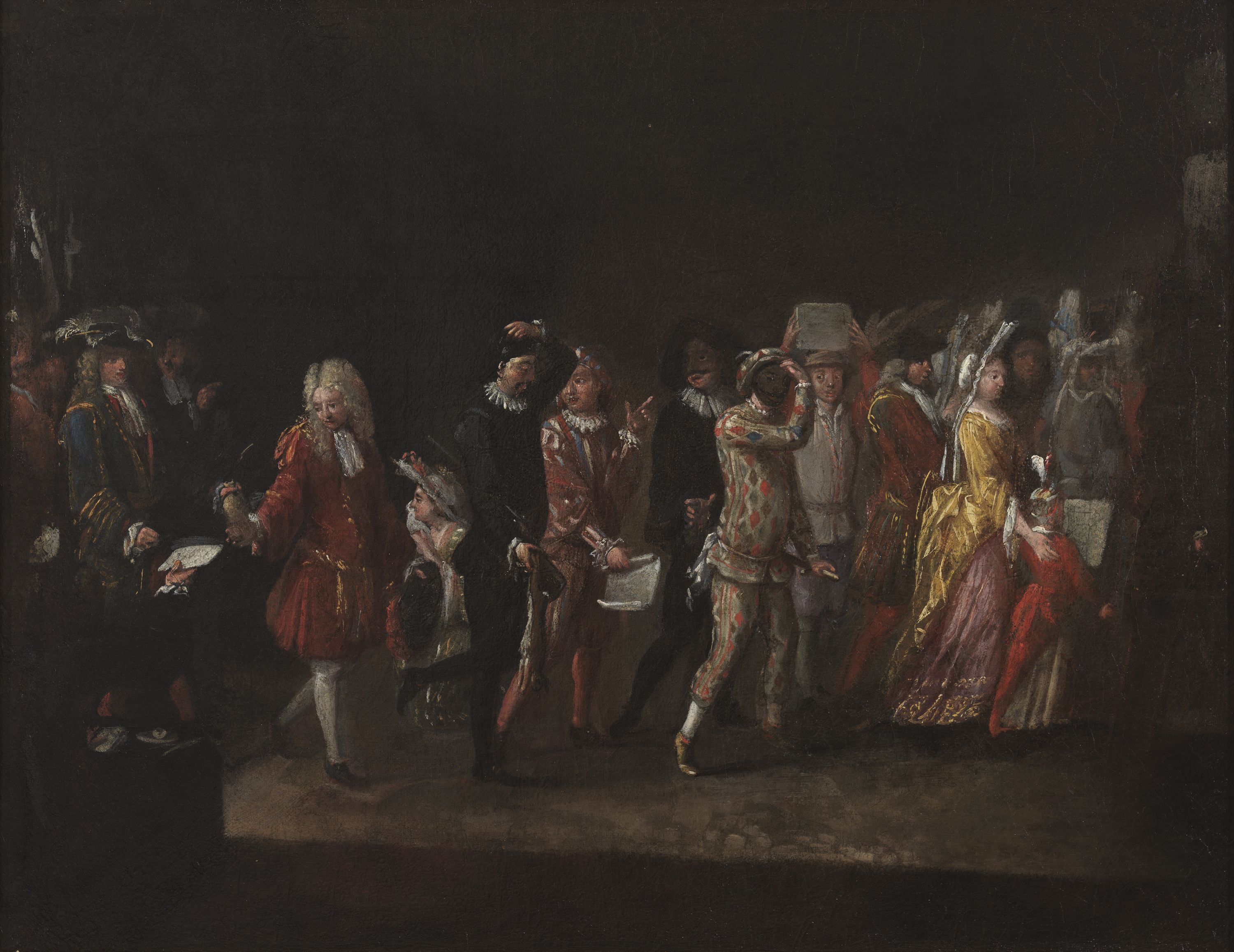Anonyme, Le Départ des comédiens italiens, le 13 mai 1697.