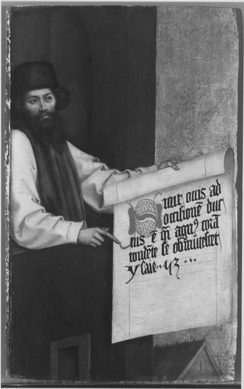 Bernhard Strigel, le Prophète Isaïe (autel Buxheimer)