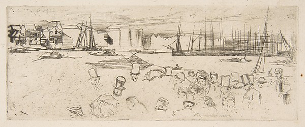 James McNeill Whistler, The Penny Boat (Penny Passengers, Limehouse)