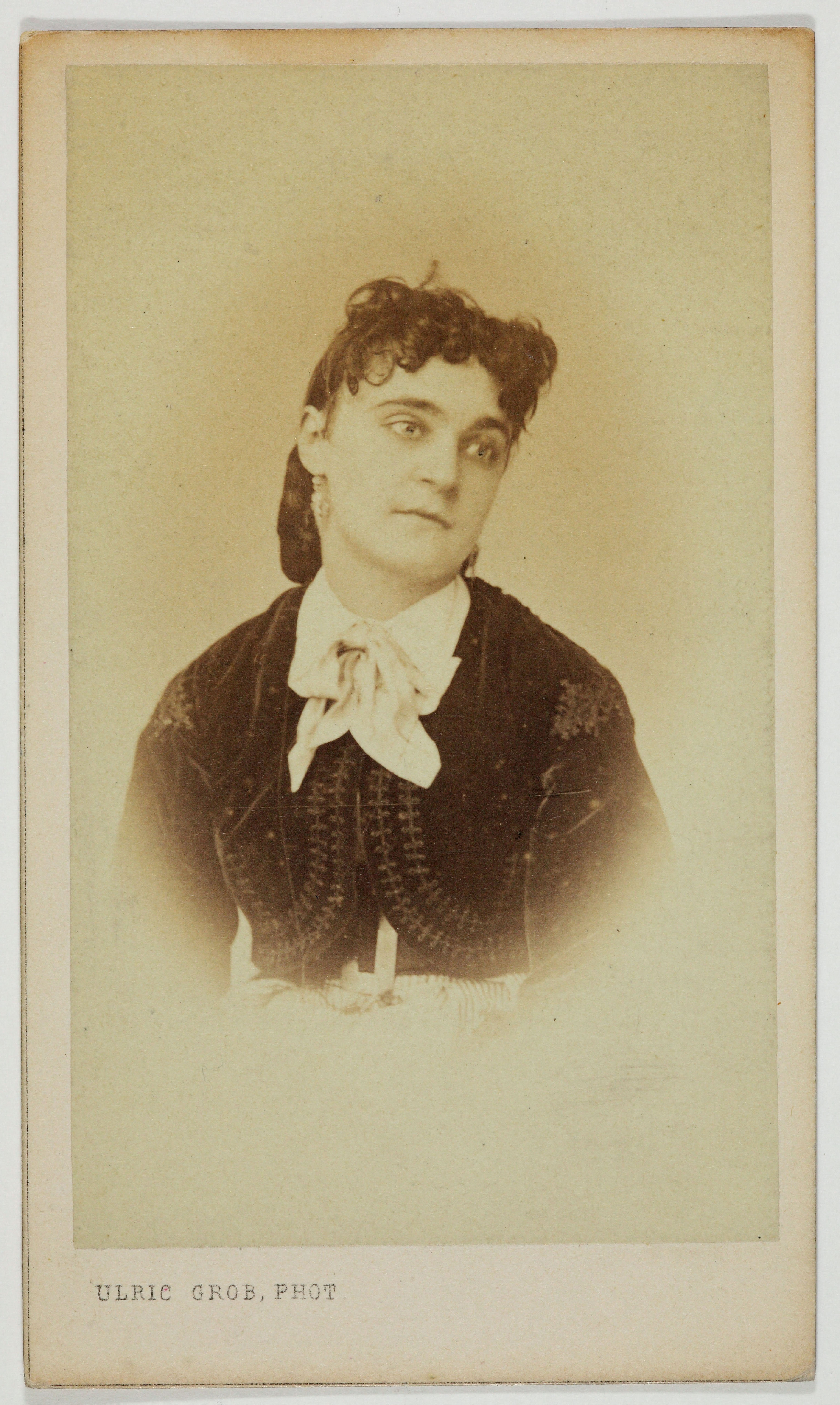 Ulric Grob, Portrait d'Abel (actrice) ?