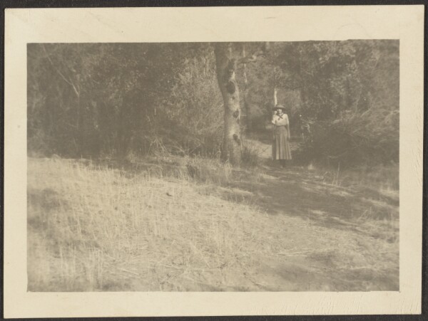 Louis Fleckenstein, [Woman in Landscape]