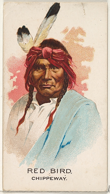 Allen & Ginter, Red Bird, Chippeway, from the American Indian Chiefs series (N2) for Allen & Ginter Cigarettes Brands
