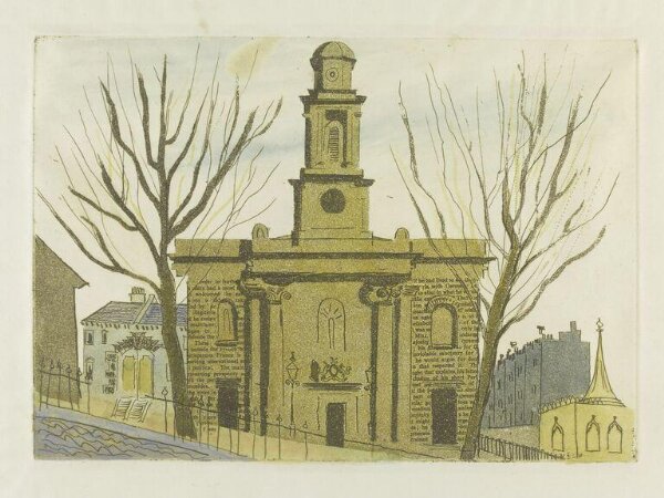 John Piper, The Chapel of St George - Kemp Town