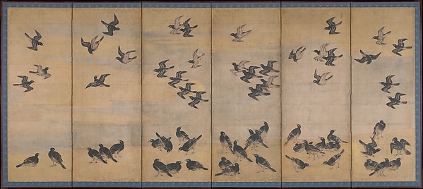 Unidentified artist, Mynah Birds