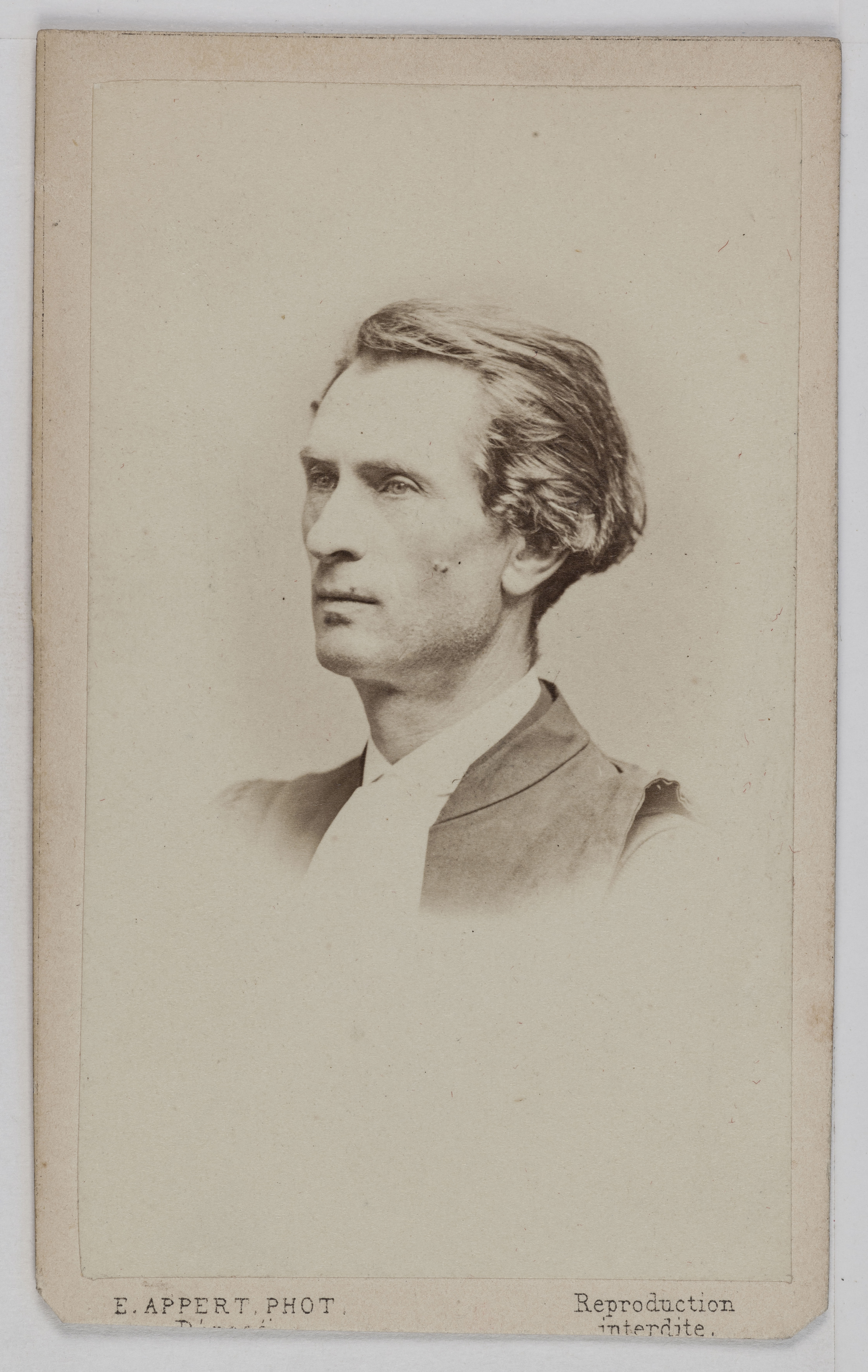 Ernest Charles Appert, Portrait de Claude Marie Agapite Versigny (1818-1910), avocat et homme politique.