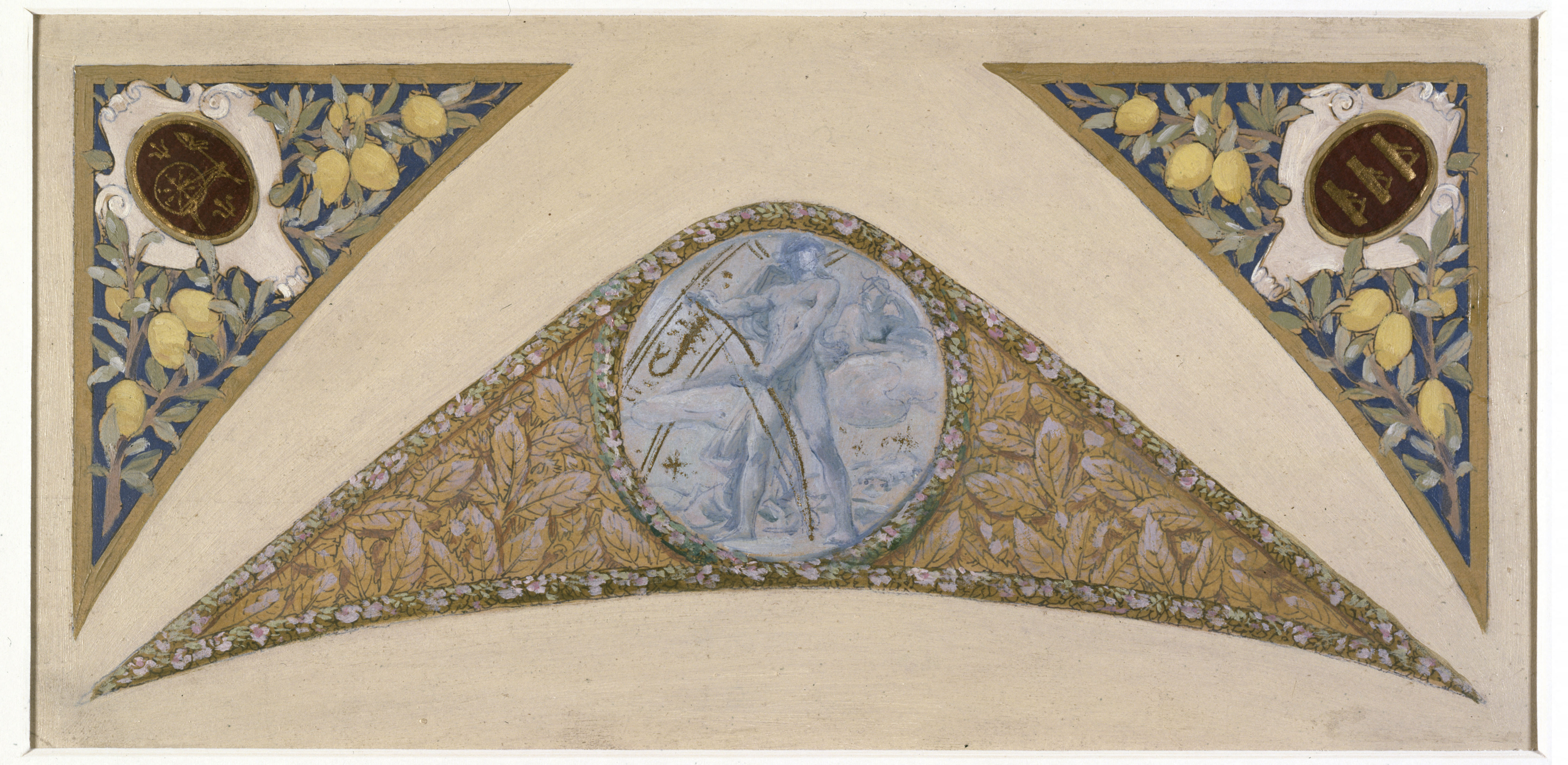Luc-Olivier Merson, Esquisse pour l'escalier des Fêtes des l'Hôtel de ville de Paris : Cancer