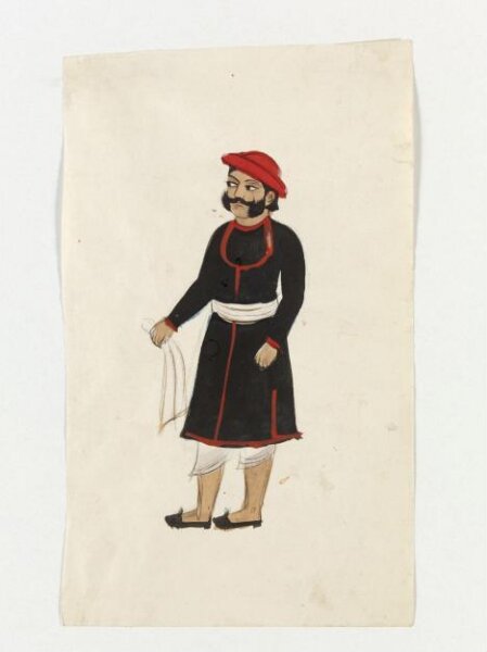 Unknown, One of five drawings of occupations and types.