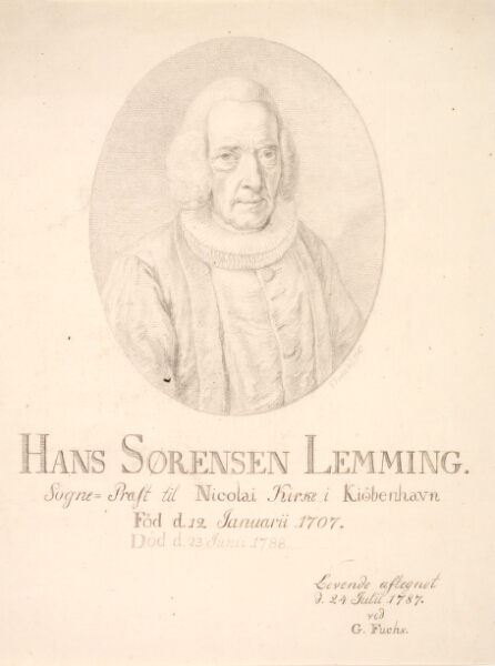 Georg Mathias Fuchs, Portræt af Hans Sørensen Lemming