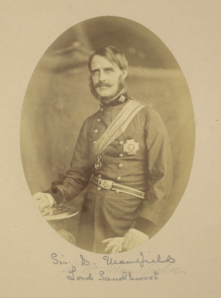 Felice Beato, [Portrait of Sir Major-General William Rose Mansfield, 1st Baron Sandhurst]