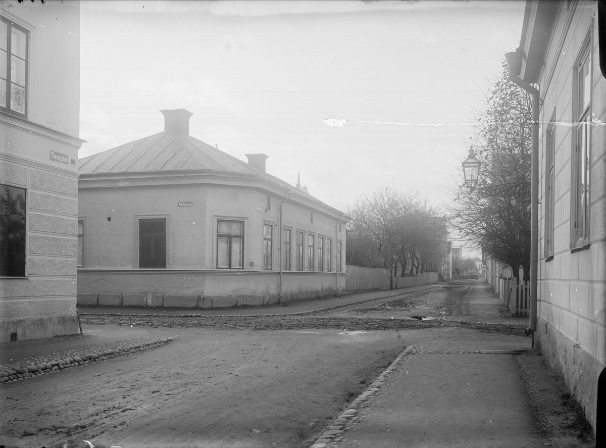 Alfred Dahlgren, Torsgatan - Götgatan, Luthagen, Uppsala 1908