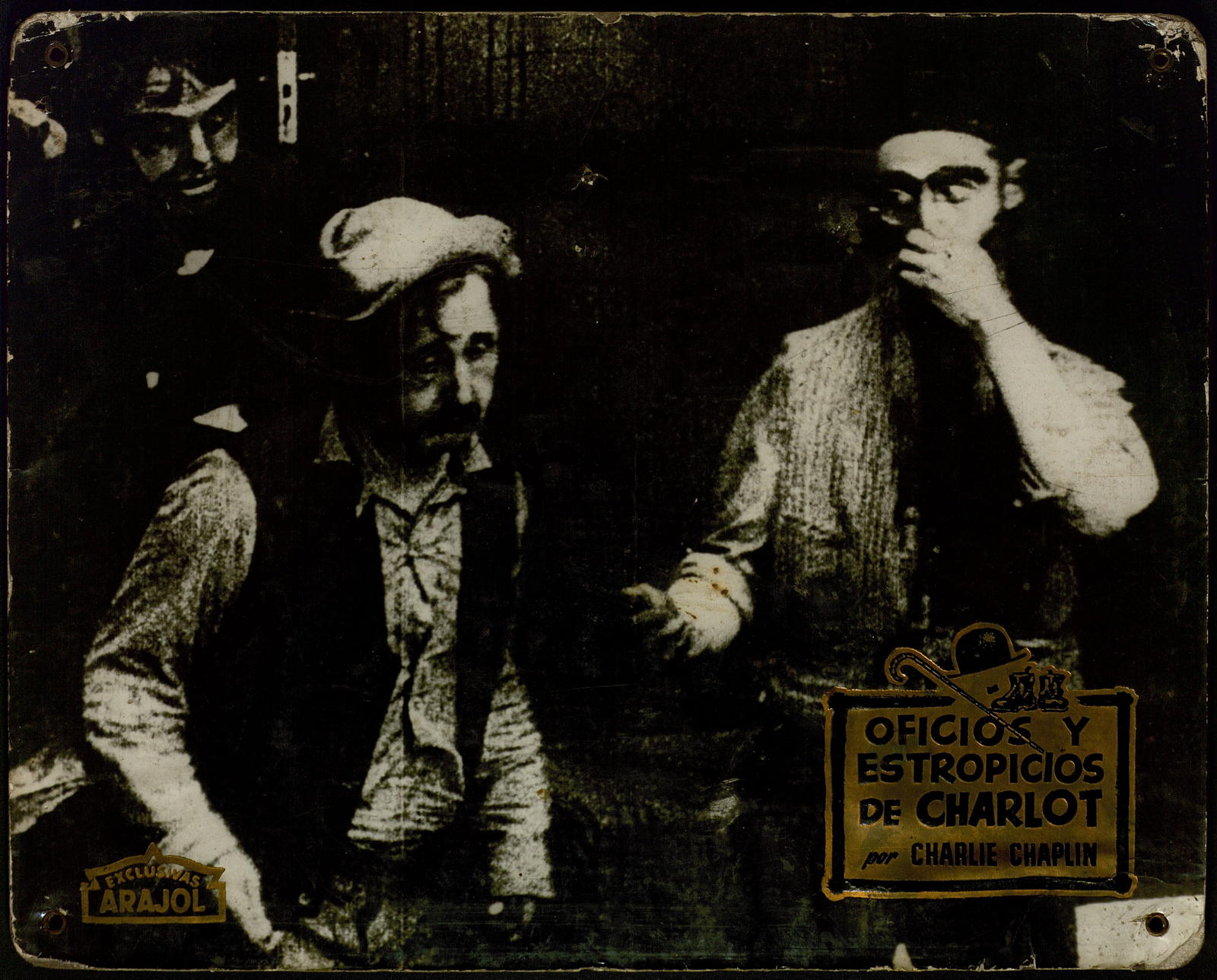 Desconegut, Oficios y estropicios de Charlot