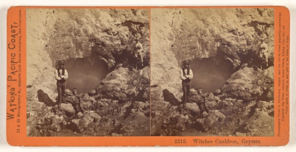 Carleton Watkins, Witches Cauldron, Geysers.