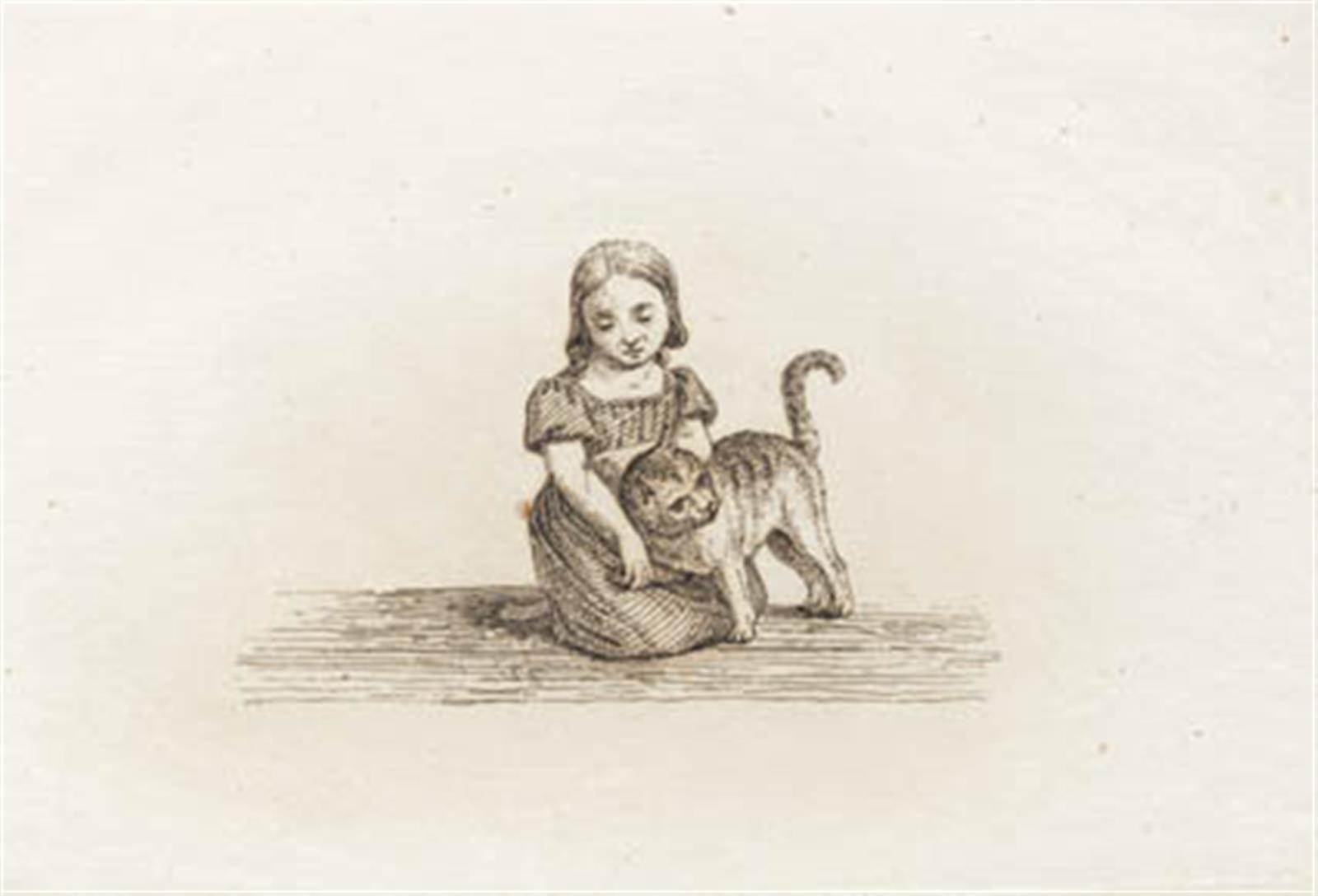 Martinus Rørbye, Illustration til "Halvhundrede Fabler for Børn" af Hey