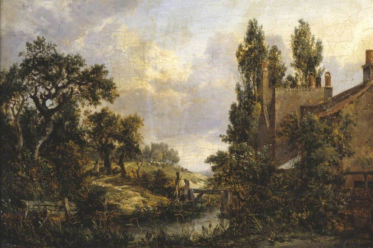 Patrick Nasmyth, Landscape with a Farm House