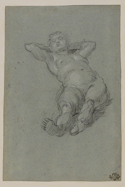 Domenico Tintoretto, Reclining Female Nude