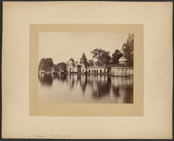 Francis Frith, Sangor, Temple and Lake